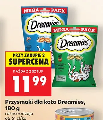 Przysmaki dla kota Dreamies Mega Pack promocja w Biedronka