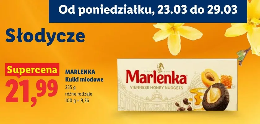 Kulki miodowe różne rodzaje promocja w Lidl