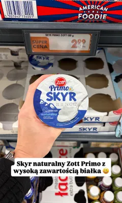 Skyr naturalny Zott Primo promocja w Biedronka