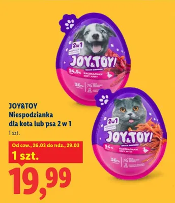 Niespodzianka dla kota lub psa 2 w 1 promocja w Lidl