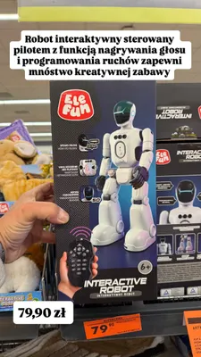 Robot interaktywny Elefun promocja w Biedronka