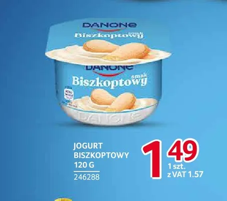 Jogurt biszkoptowy Danone promocja w Selgros