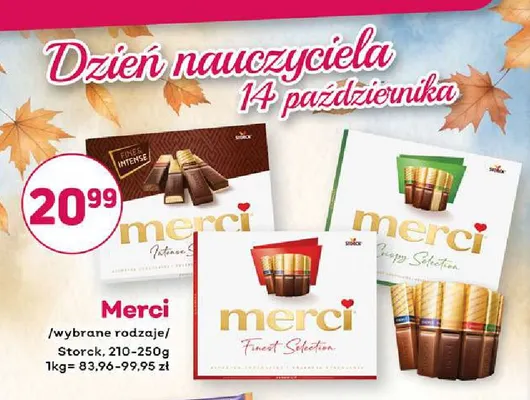 Czekoladki Merci promocja w Bliski