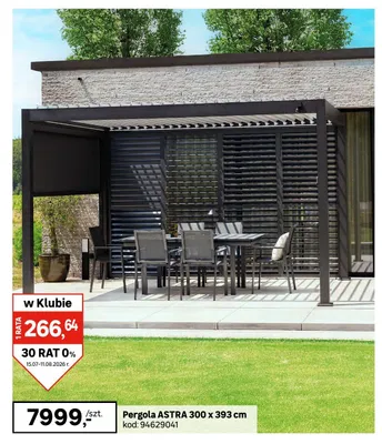 Pergola ASTRA promocja w Leroy Merlin