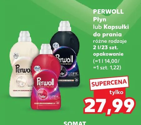 Kapsułki do prania Perwoll promocja w Kaufland