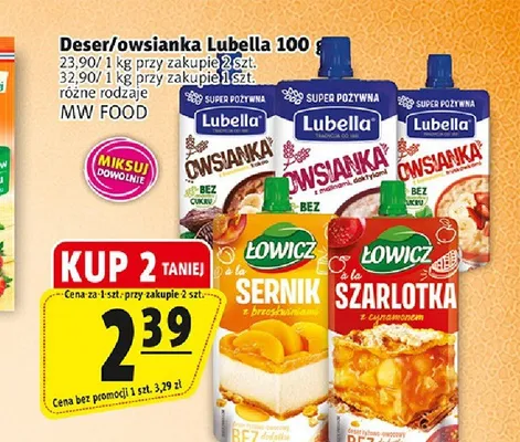 Deser ryżowy Łowicz Szarlotka z cynamonem promocja w Prim Market