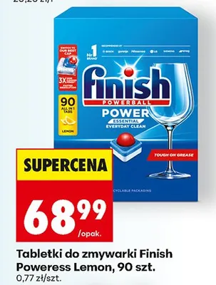 Tabletki do zmywarki Poweress Lemon promocja w Biedronka