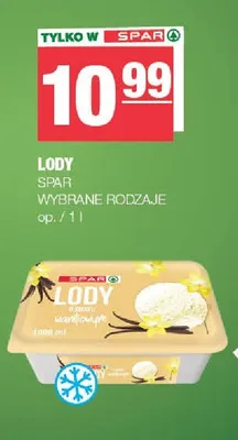 Lody Spar promocja w SPAR