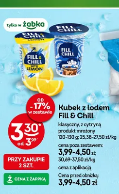 Kubek z lodem Fill & Chill klasyczny promocja w Żabka