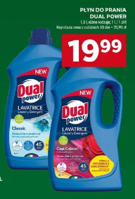 Płyn do prania Dual Power promocja w Stokrotka