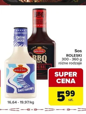 Sos BBQ Roleski promocja w Carrefour Market