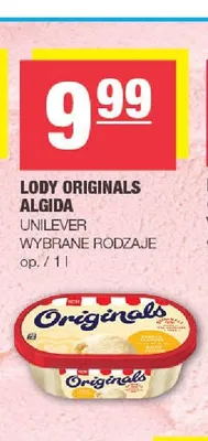 Lody Originals Algida promocja w SPAR
