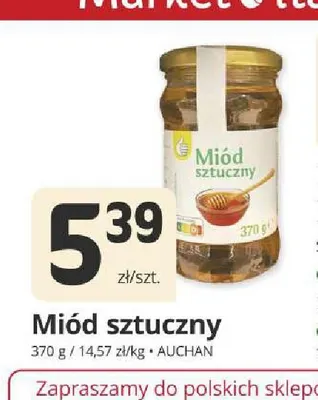 Miód sztuczny Auchan promocja w Marketvita