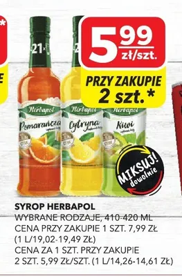 Syrop Herbapol promocja w Top Market