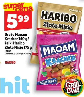 Żelki Haribo Złote Misie promocja w TOPAZ