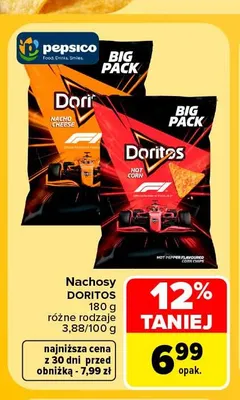 Nachosy Doritos Hot Corn promocja w Carrefour