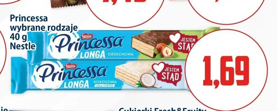 Wafel Princessa Longa Orzechowa promocja w Kupiec