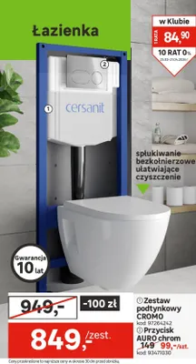 Zestaw podtynkowy CROMO promocja w Leroy Merlin