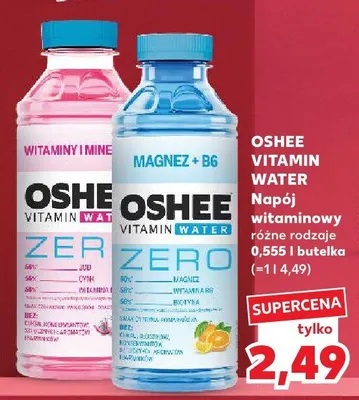 Napój witaminowy różne rodzaje Vitamin Water promocja w Kaufland