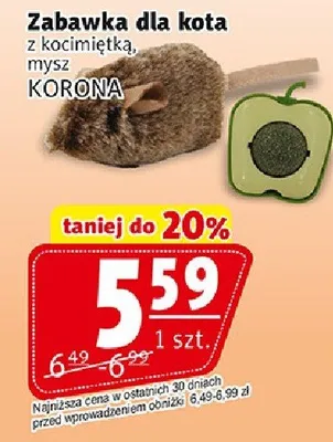 Zabawka dla kota z kocimiętką, mysz promocja w Prim Market
