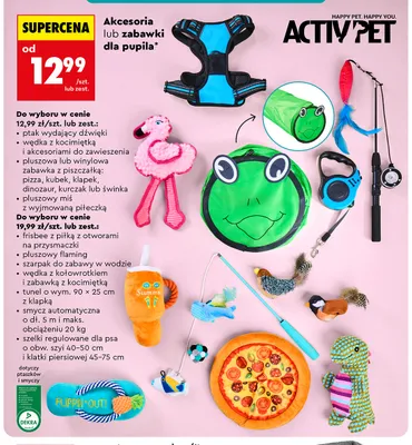 Wędka dla kota Activ'Pet promocja w Biedronka