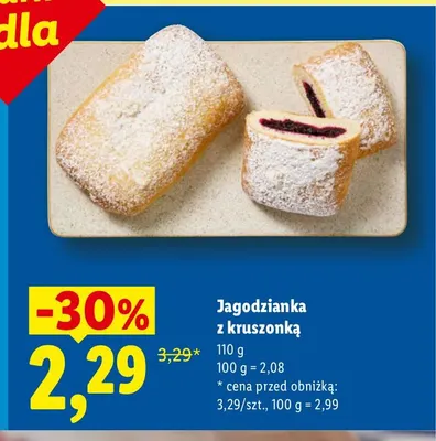 Jagodzianka z kruszonką promocja w Lidl