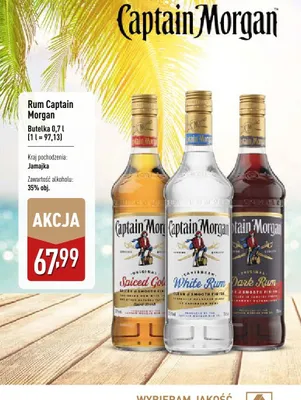 Rum Captain Morgan promocja w Aldi