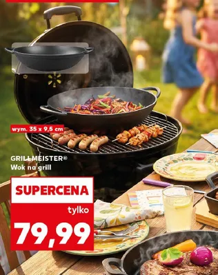 Wok na grill 35x9,5cm GRILLMEISTER promocja w Kaufland