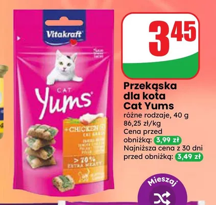 Przekąska dla kota Cat Yums Vitakraft promocja w Dino
