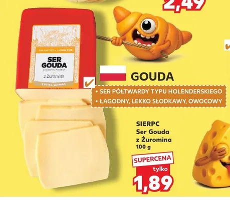 Ser Gouda z Żuromina Sierpc promocja w Kaufland
