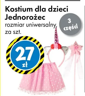 Kostium dla dzieci Jednorożec promocja w Tedi