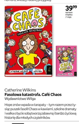 Książka Fasolowa katastrofa. Café Chaos promocja w Empik