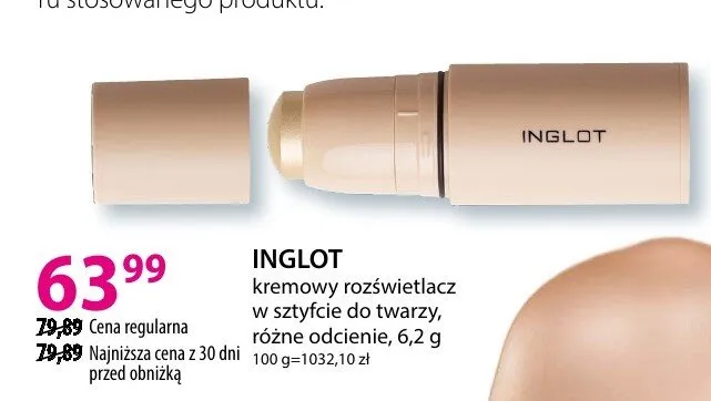 Kremowy rozświetlacz w sztyfcie do twarzy, różne odcienie promocja w Hebe