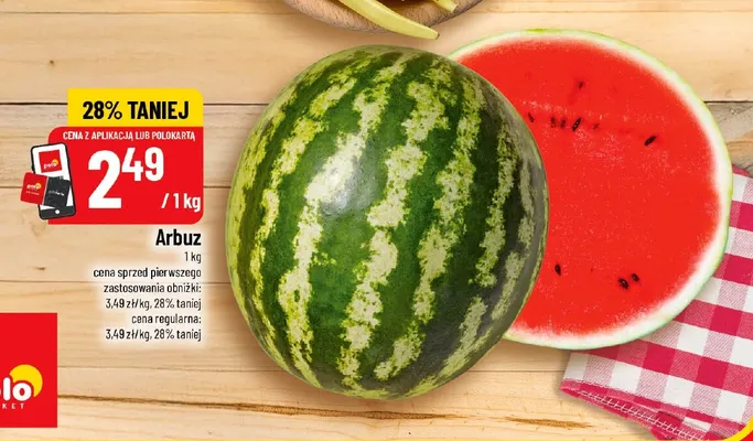 Arbuz promocja w POLOmarket