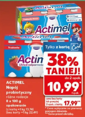 Napój mleczny probiotyczny różne rodzaje promocja w Kaufland