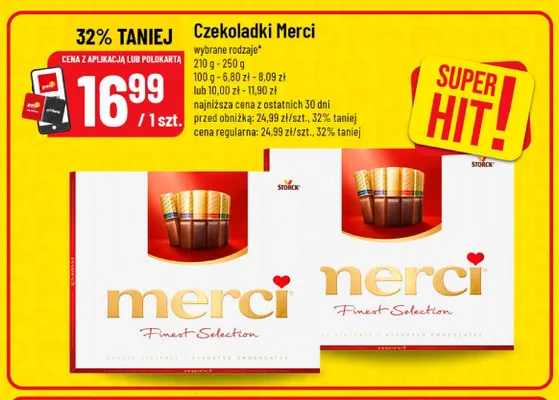 Czekoladki Merci promocja w POLOmarket