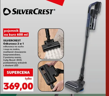 Odkurzacz 2 w 1 Silvercrest promocja w Kaufland