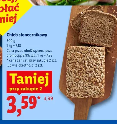 Chleb słonecznikowy promocja w Lidl