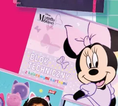 Blok techniczny Minnie Mouse promocja w Biedronka