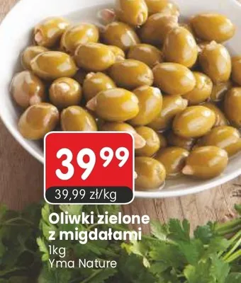 Oliwki zielone z migdałami Yma Nature promocja w Market Point