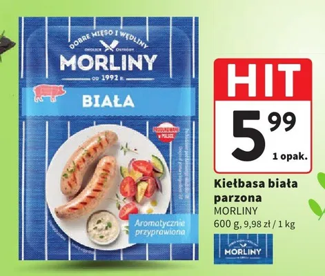 Kiełbasa biała parzona promocja w Intermarche