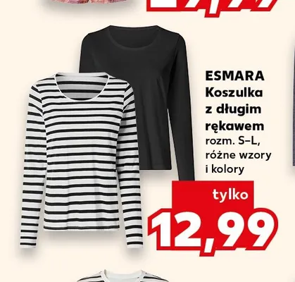 Koszulka damska z długim rękawem Esmara promocja w Kaufland