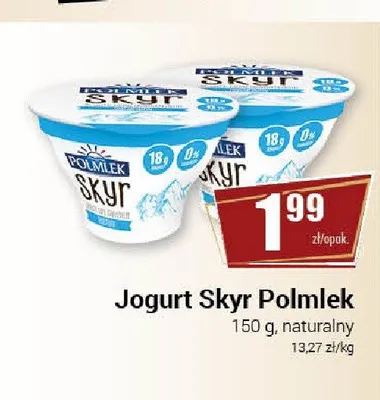 Jogurt Skyr Polmlek naturalny promocja w Premium Nasz Sklep