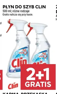 Płyn do szyb Clin promocja w Stokrotka