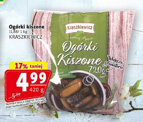 Ogórki kiszone promocja w Prim Market