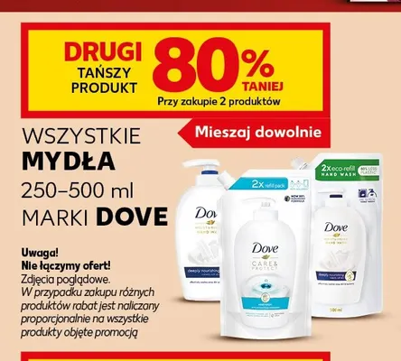 Mydła 250-500 ml marki Dove promocja w Kaufland