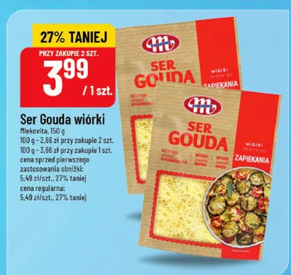Ser Gouda wiórki promocja w POLOmarket