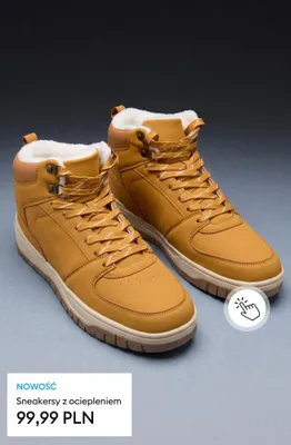 Sneakersy z ociepleniem promocja w Sinsay