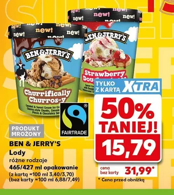 Lody Ben & Jerry's Churrifically Churros-y promocja w Kaufland