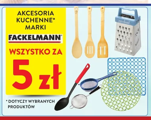 Akcesoria kuchenne Fackelmann promocja w Intermarche